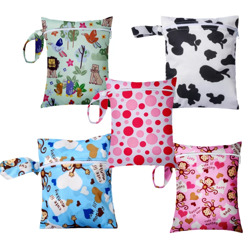 1PCS Waterproof Diaper Pants Storage Bag for Baby,leak-proof Single Pocket Zipper, Diaper Liner Storage, Swimming Items Portable