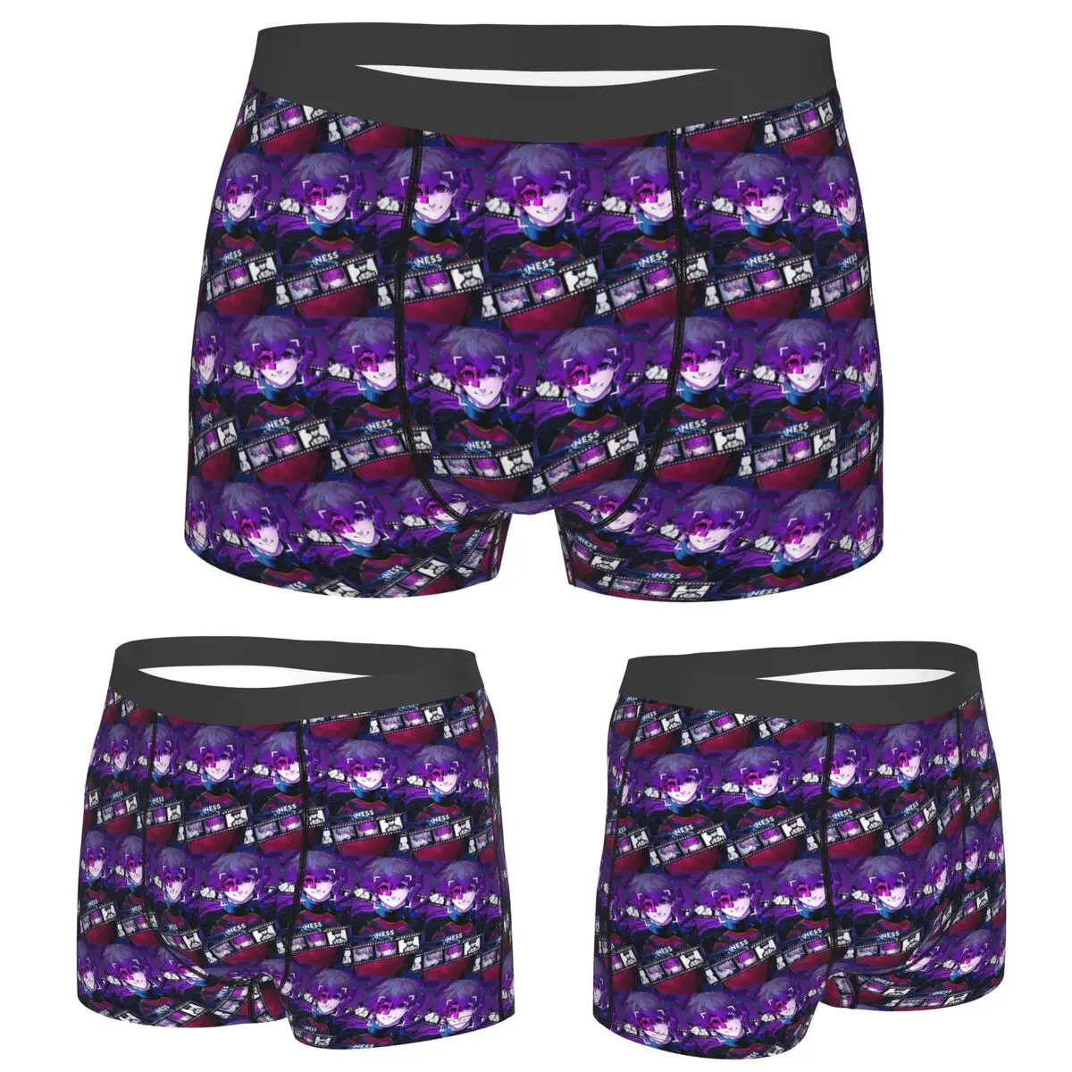 

Boxer Underpants Shorts Anime BLUE LOCK Panties Men Soft Underwear for Homme Man Boyfriend Gifts