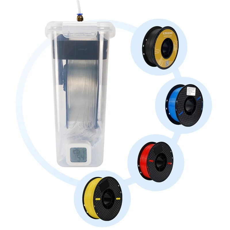 

L62A4L Sealed Tank Moisture-Proof 3D Printer PLA Consumable Drying Oven Tray Seal Ring Storage Box