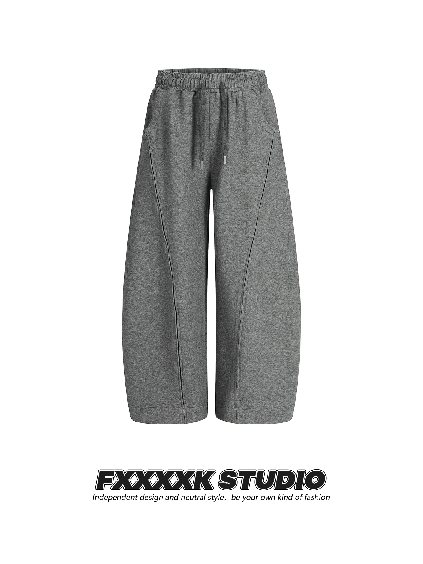 

Оригинальные спортивные брюки FXK Drapey Knife из ткани с эффектом драпировки, в деконструированном стиле, универсальные, свободные, повседневные, длинные.