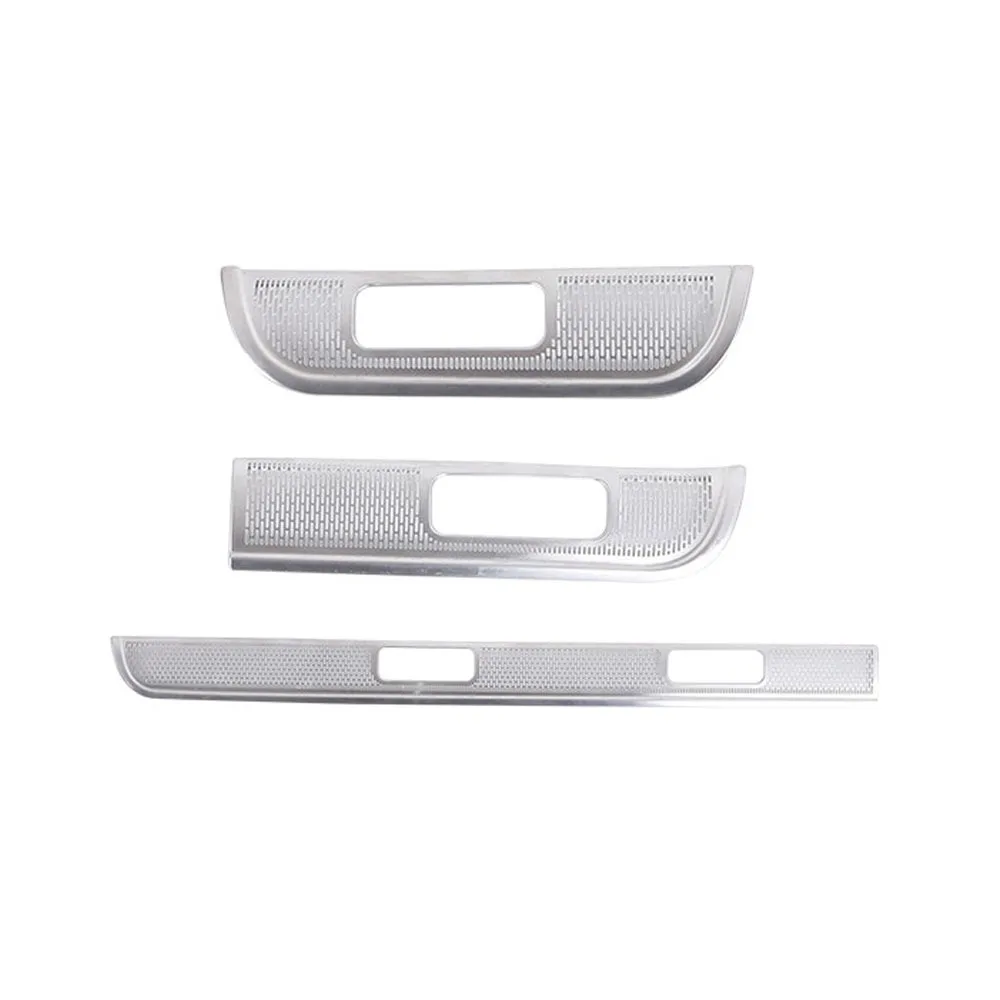 Fit For GWM H10 HAVAL H10 Central Air Conditioning Outlet Mask Automotive Parts Anti Blocking Stainless Steel Decorative Cover 6