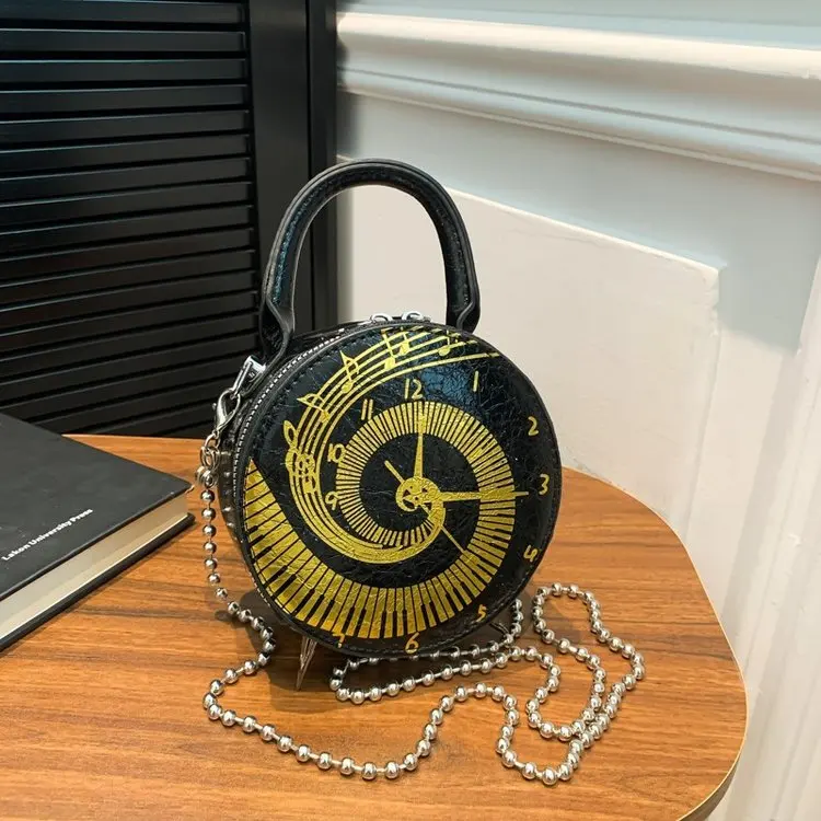 

Новая уникальная маленькая круглая сумка 2026 года, дизайнерская сумка-кроссбоди в стиле бохо-шик с регулируемым ремнем, многофункциональная ручка для повседневных прогулок