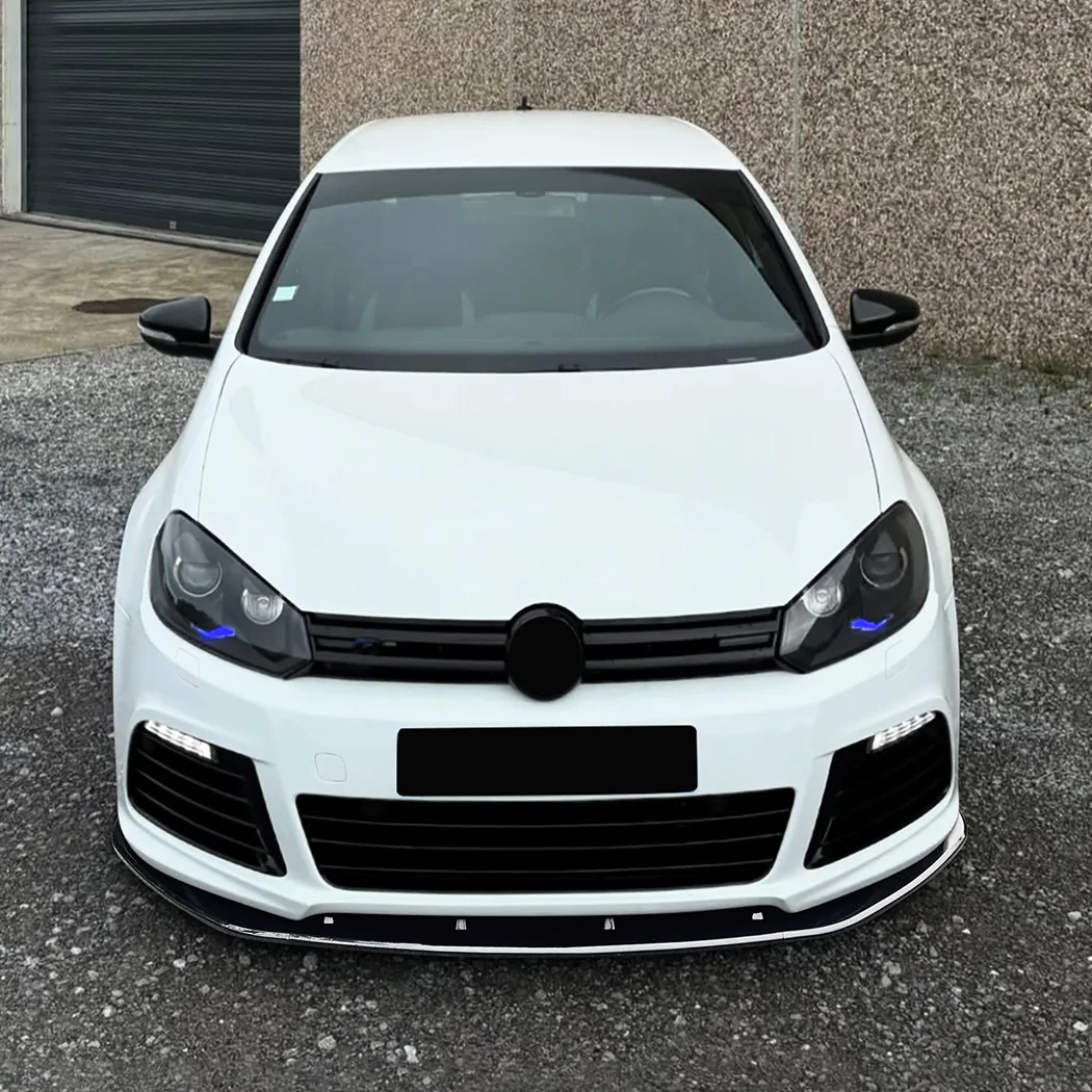 

For Volkswagen Golf 6R MK6 R Accessories Front Bumper Lip Spoiler Exterior Upgrade Kit