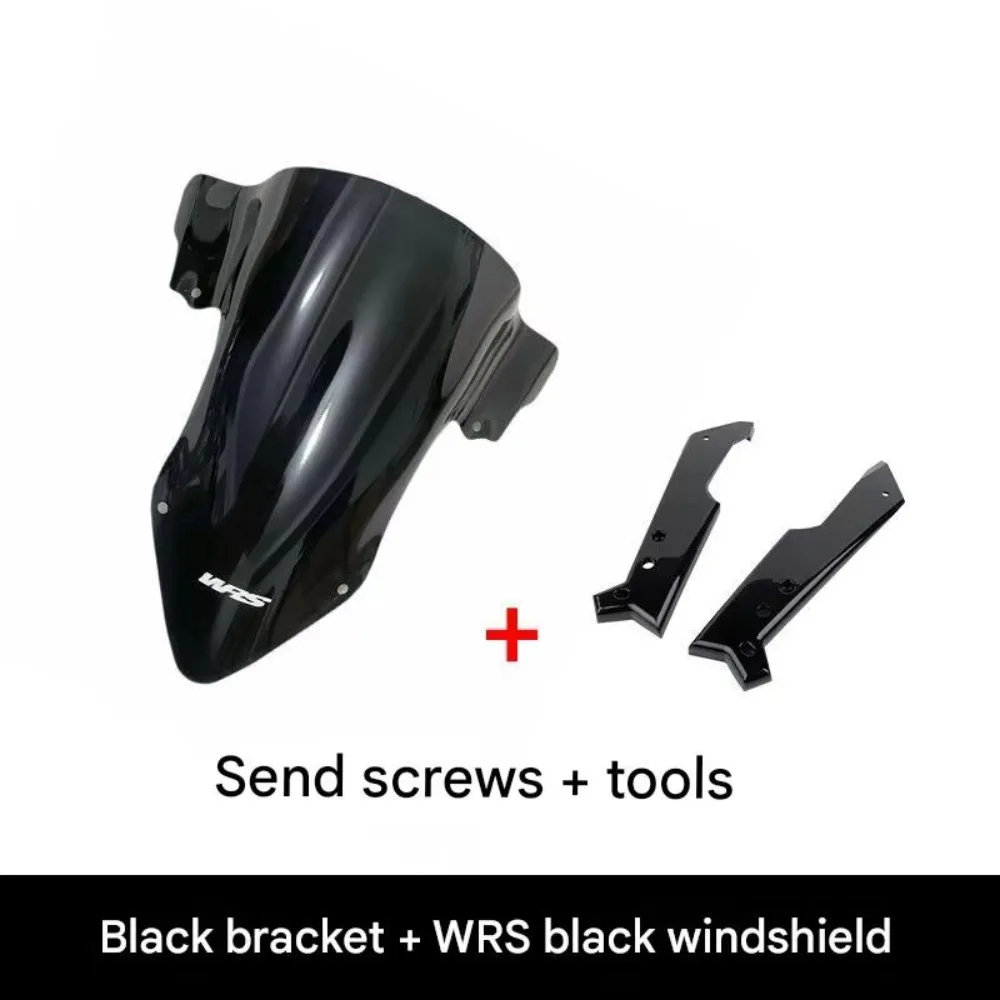 For CFMOTO 450SR 450SRS WRS Style Taller Racing Windshield Linghu Extended Parabrisas Parabrezza Moto Accesorios Parts