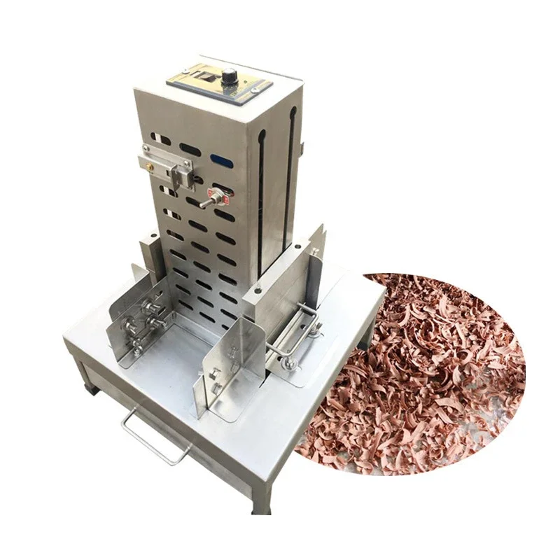 Cocoa Bean Chocolate Stone Grinder Machine, Chocolate Shaving Slicing Machine