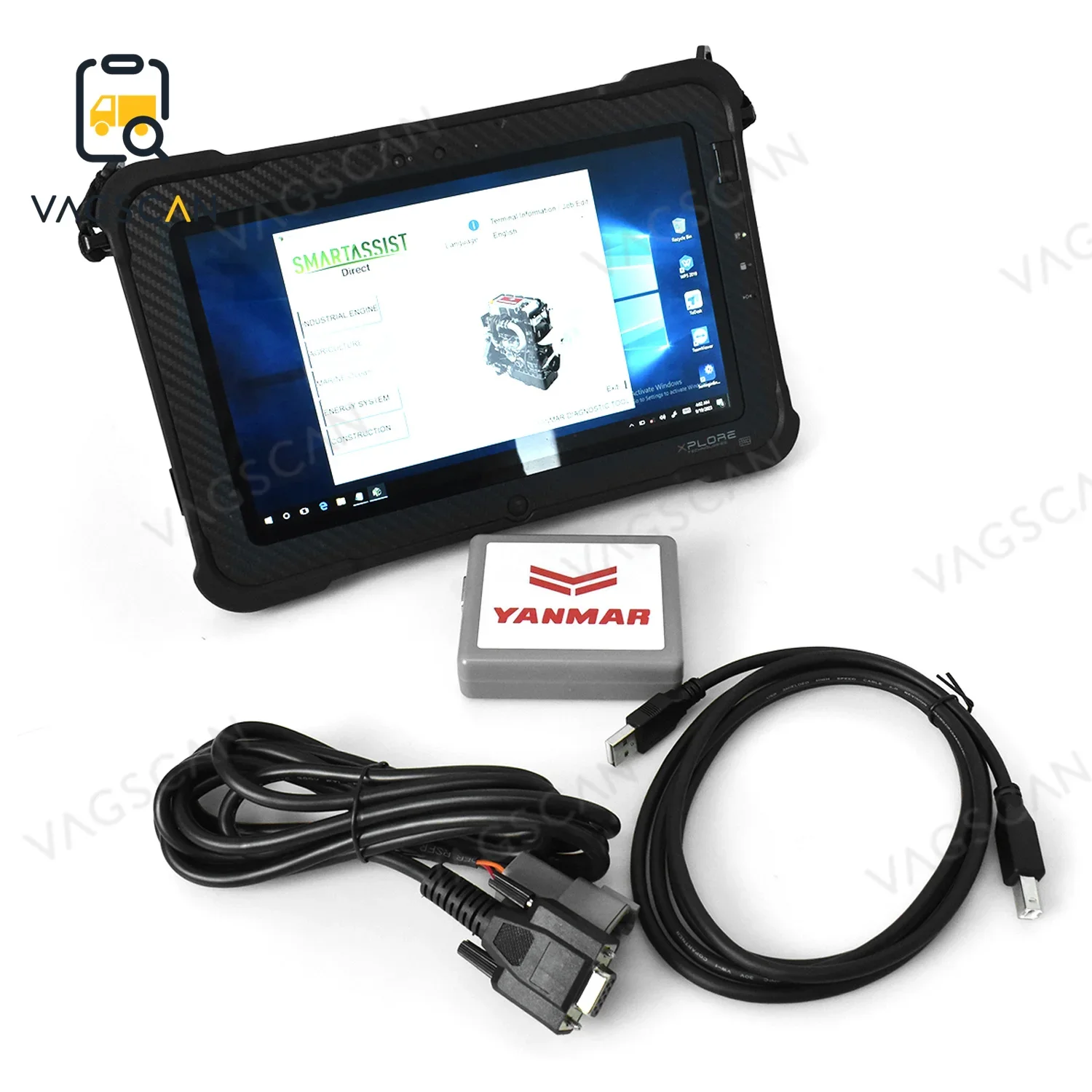 

For Yanmar diagnostic tool For Yanmar Diesel Engine Excavator Tractor Marine Generator With Xplore Tablet