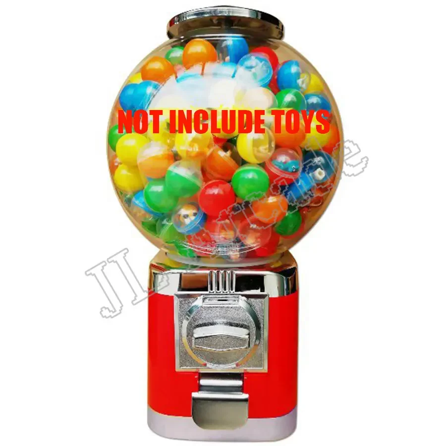 Arcade GumBall Capsule Toy Candy Dispenser Vending Machine Base Support Sliding Door Gashapon Machine Whitout Gachapon