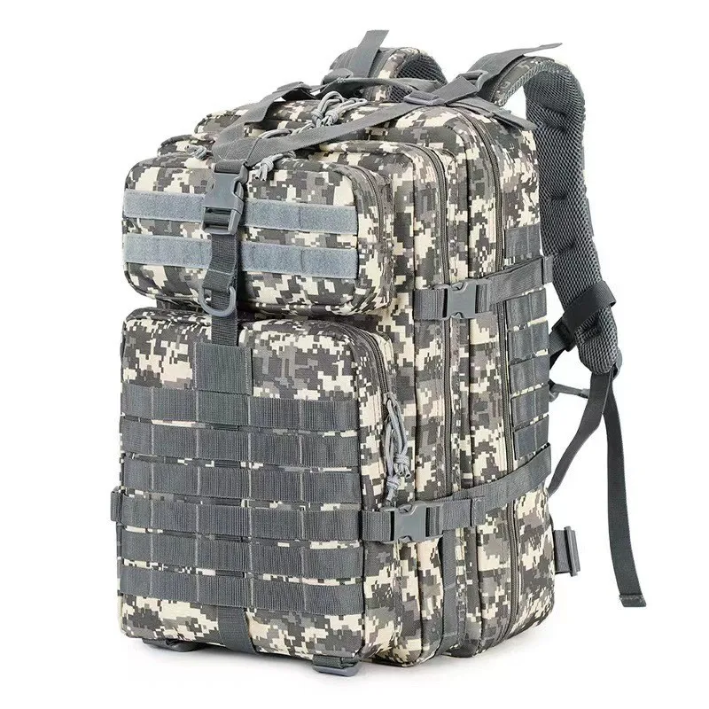 

Тактический рюкзак объемом 50 л с системой Molle — водонепроницаемый походный рюкзак большой вместимости для кемпинга, треккинга и ежедневного использования