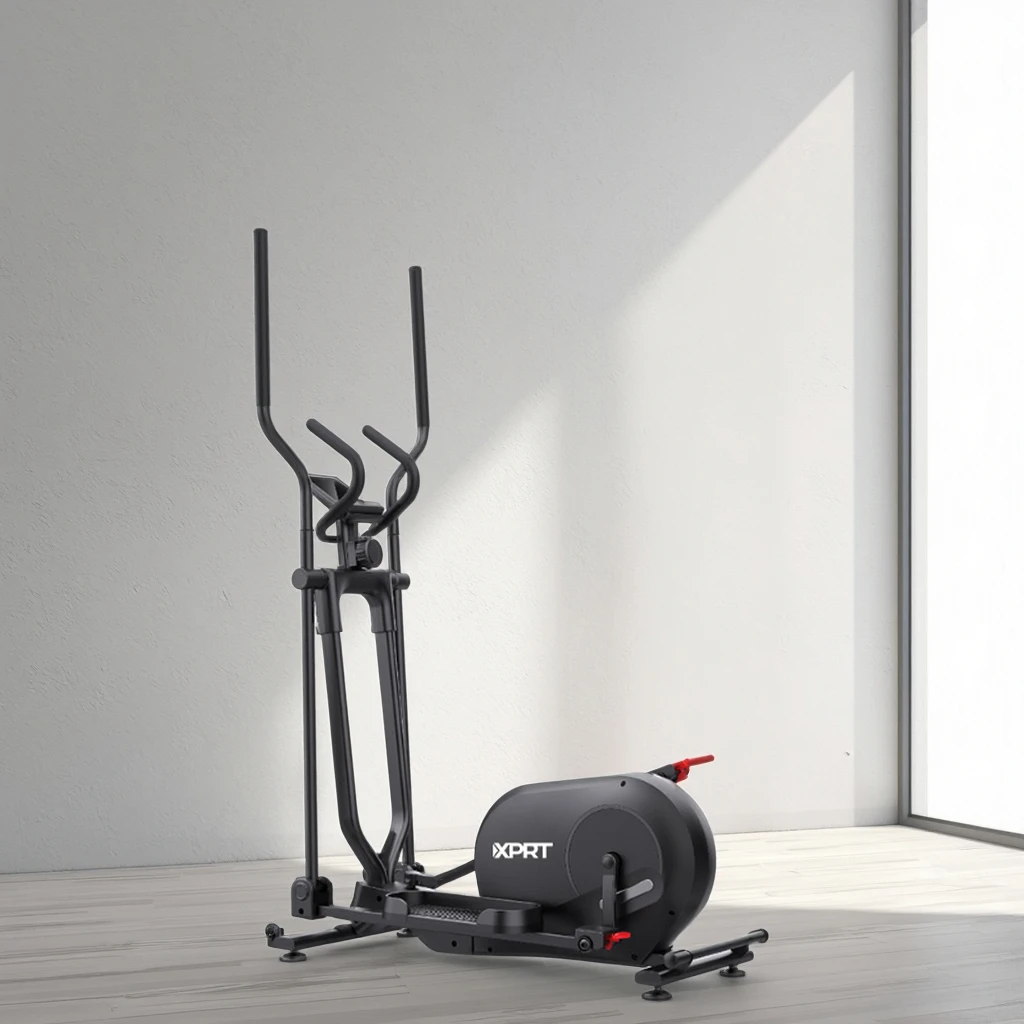 Equipo de ejercicios compacto elíptico manual plegable para uso doméstico