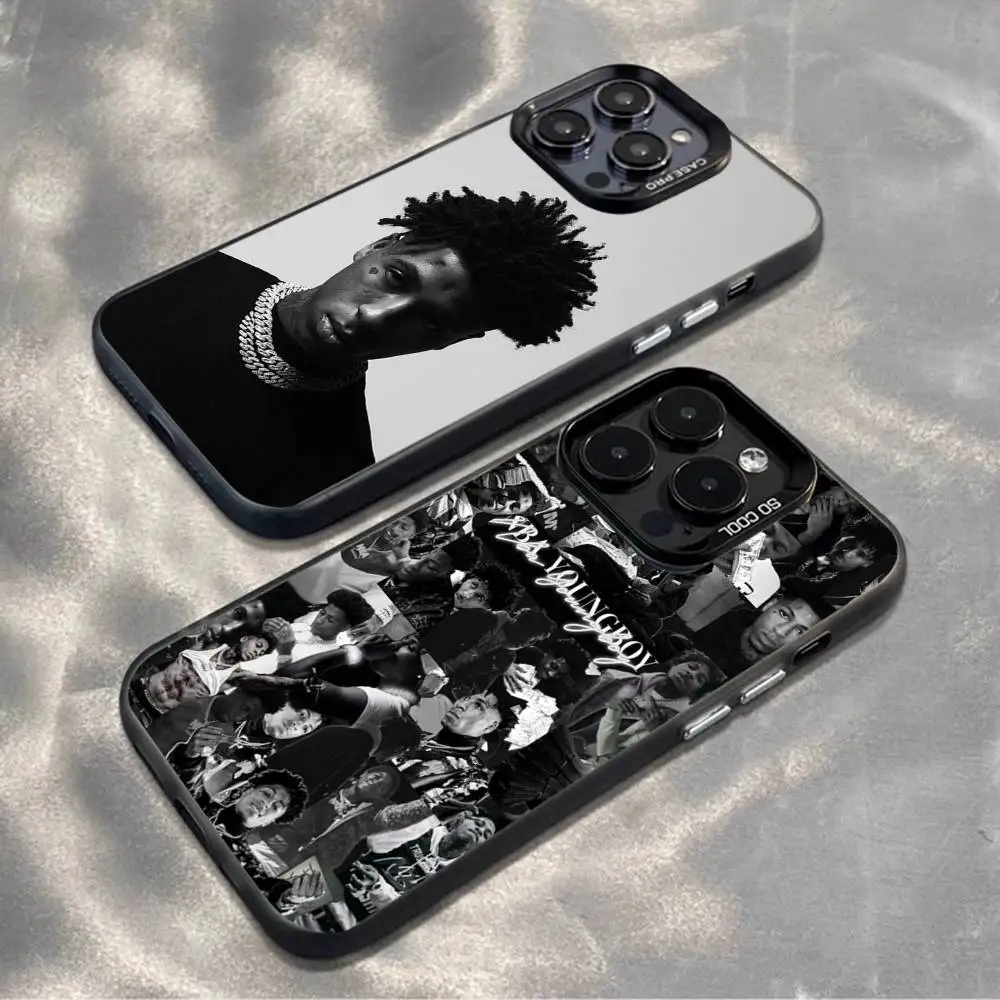 

Y-YoungBoy Never Broke A-Again Phone Case For iPhone17,16,15,14,13,12,11,Mini,Pro,MAX,plus,Black Matte Shockproof Cover