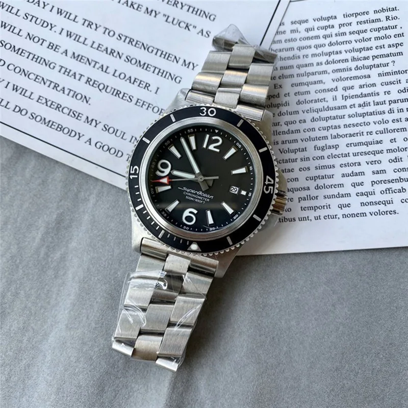 Jam tangan otomatis mewah pria berkualitas tinggi tahun 2025, baja tahan karat, kalender, jam tangan kasual modis kelas atas