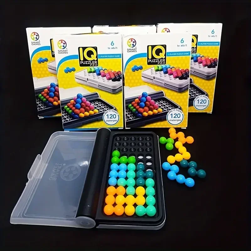 3d 120 desafios iq puzzle pro um jogo de viagem para crianças e adultos um jogo de cérebro de construção de habilidades cognitivas brinquedos montessori crianças