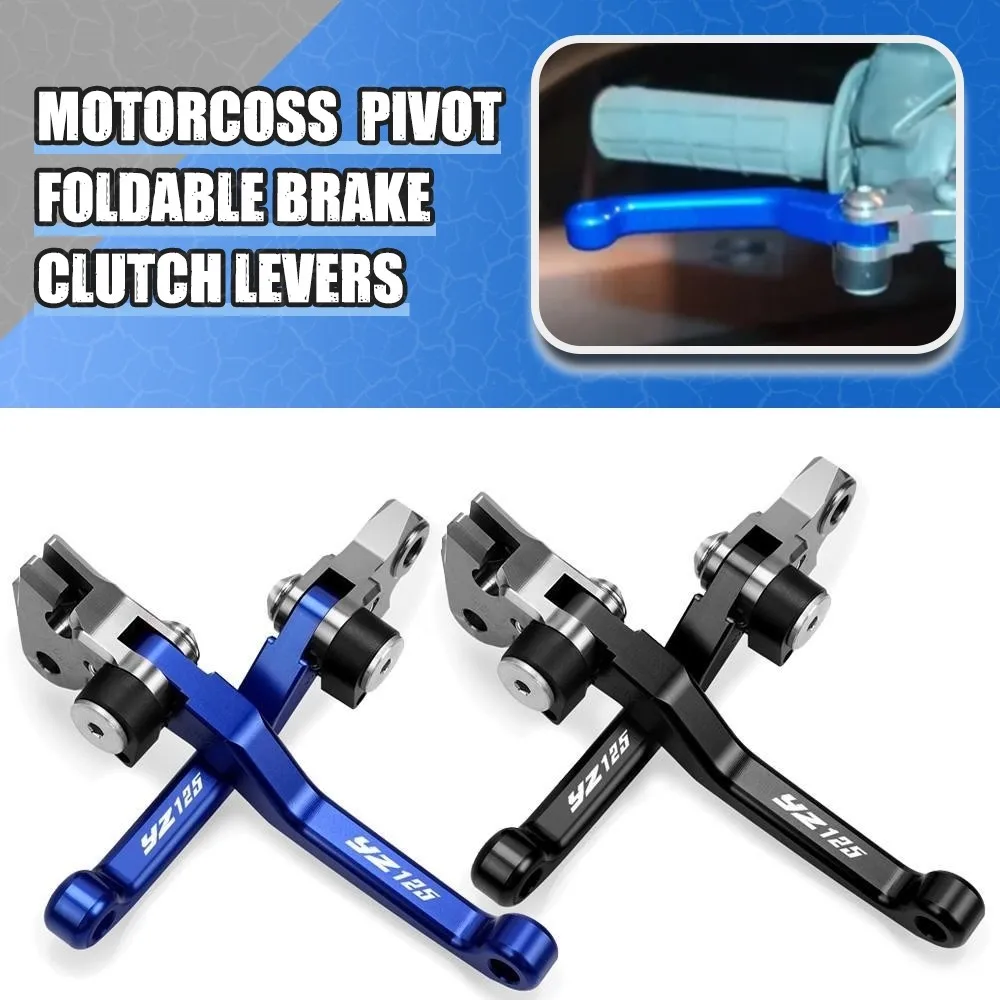 

For YAMAHA YZ125 2008 2009 2010 2011 2012 2013 2014 Motorcoss Dirt Bike Pivot Foldable Brake Clutch Levers Brake Levers YZ 125