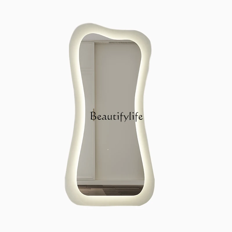 

LLED Lighted Full-Length Luxury Wall-Mounted Simple Entryway Mirror