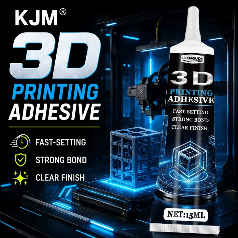 Clear 3D Printing Adhesive Fast Set Strong Bond Glue 25ml For PLA ABS Resin Auto Plastic Gear Interior Trim Repair