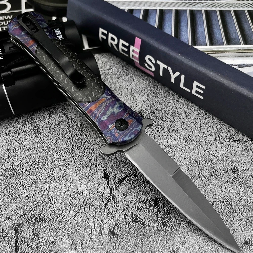 جديد جودة عالية DA145 جيب سكين للفرد 5Cr13Mov شفرة مقبض ألمونيوم التخييم سكينة سرفايفل EDC حمل سكينة للاستعمال الخارجي هدية