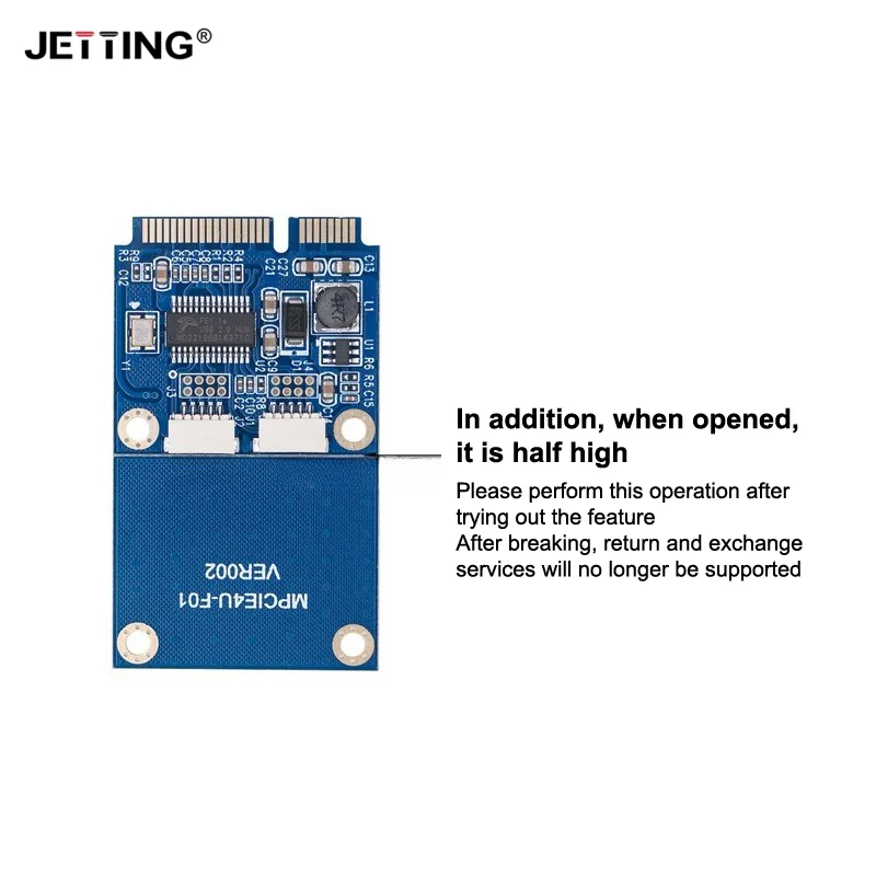 New Mini PCI-E To USB Express Card With Power Connector M.2 KEY A+E To USB 2.0 2 Port Express Card USB Adapter