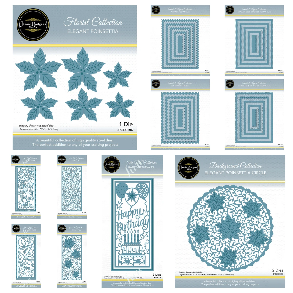 

Metal Cutting Dies for DIY Scrapbooking Crafts Postage Rectangles Die Cuts Photo Album Template Handmade Decoration