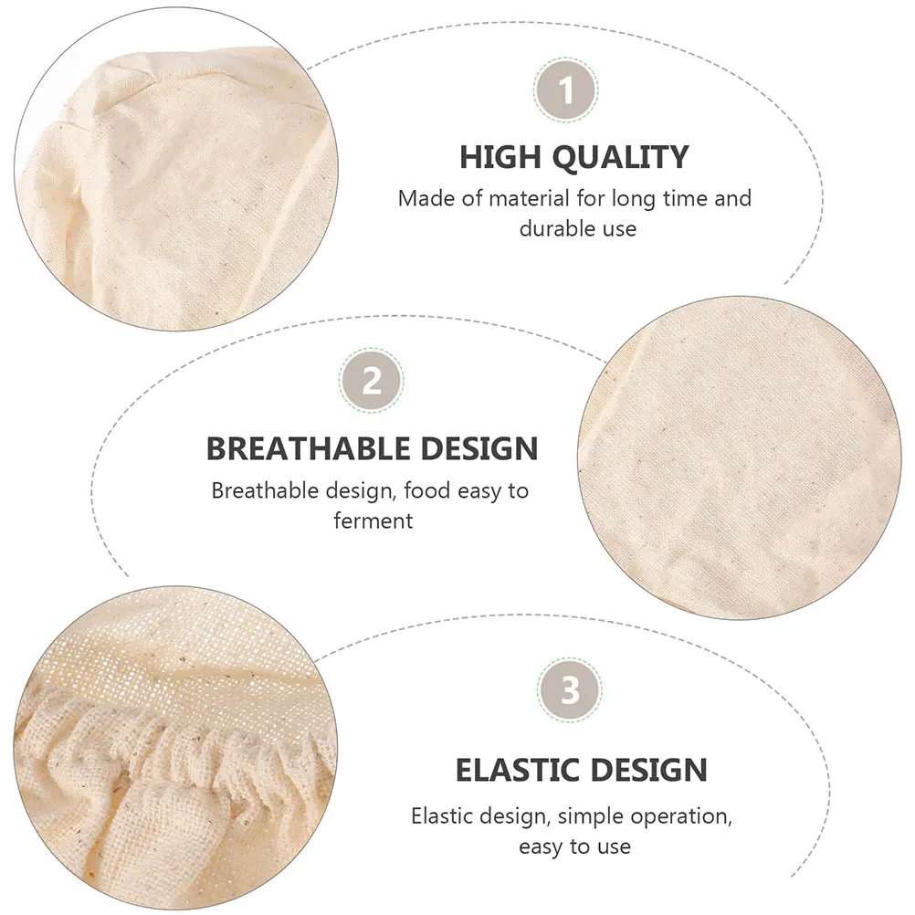 

4pcs Fermentation Basket Liner Bread Cloth Cover Easy Clean Baking Tools Dough Pastry Kitchen Utensils Supplies