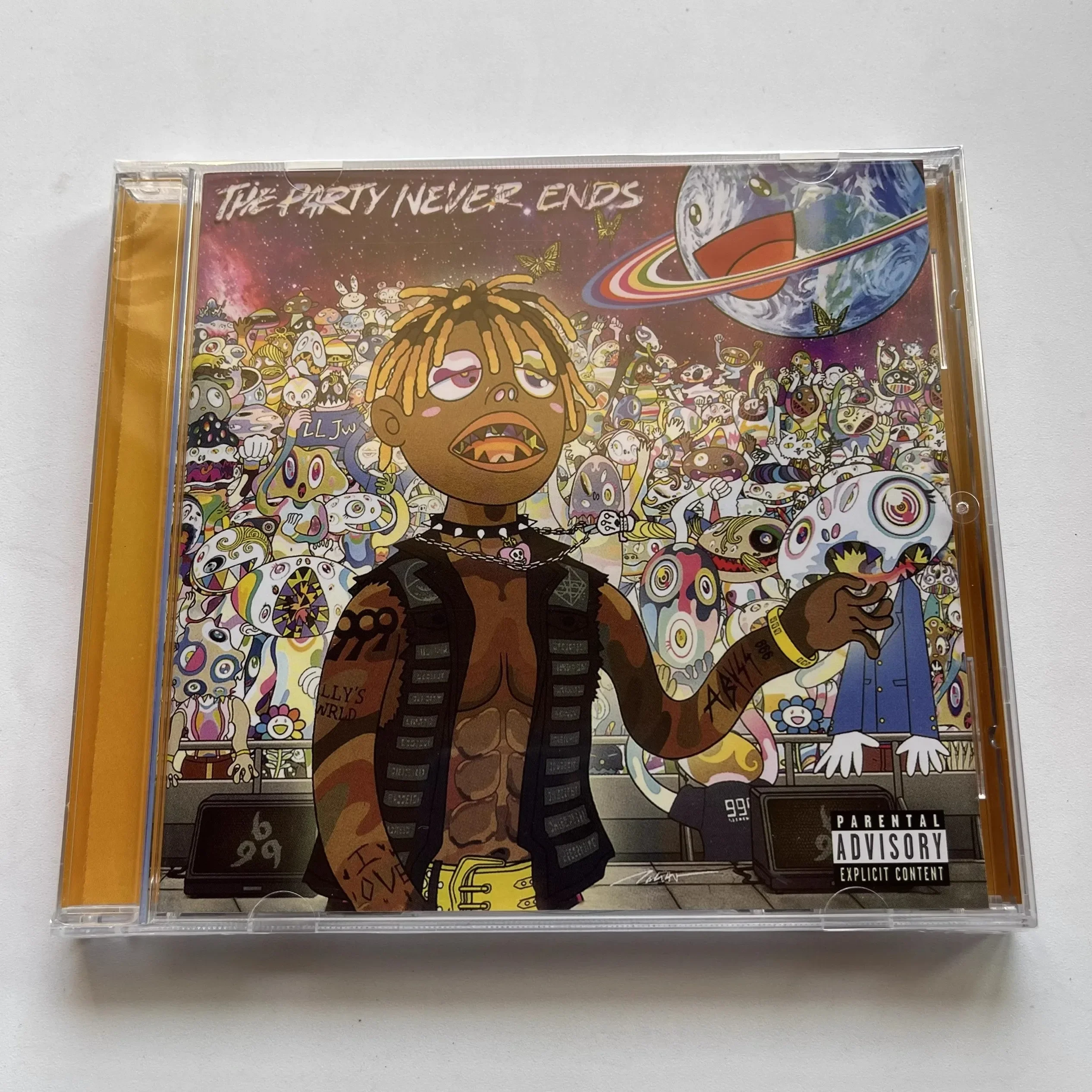 

Rap Juice WRLD Music CD The Party Never Ends Album Misfit Music Record Cosplay Walkman Car Soundtrack Box Party Music Collection