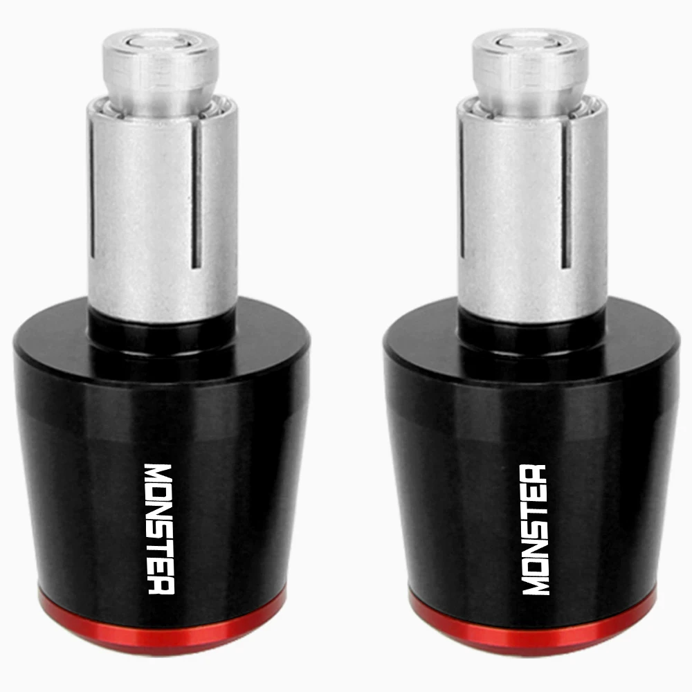 

For DUCATI Monster CNC Aluminium Motorcycle Accessories Adjustable Handlebar Grips Bar Ends Cap Counterweight Plug Slide Cover﻿﻿