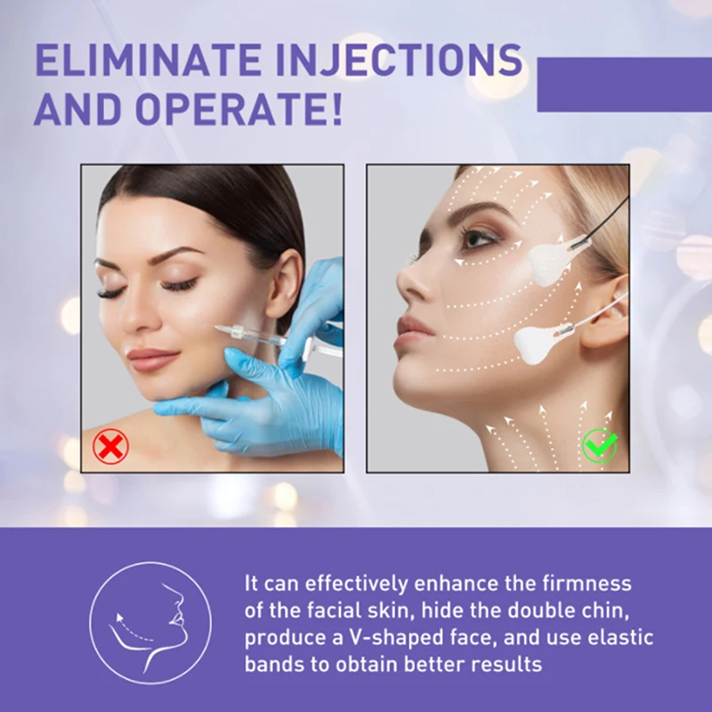 40 Chiếc Vô Hình V Hình Mặt Dán Đôi Cằm Mặt Mỏng Nâng Băng Bộ