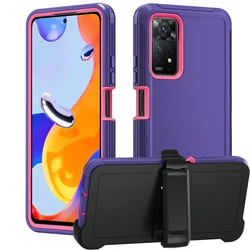 Armor Shockproof Dustproof Case For Xiaomi Poco X6 M6 Redmi Note 13 Anti-Scratch Rugged Protective Cover For Redmi Note 13 Pro+