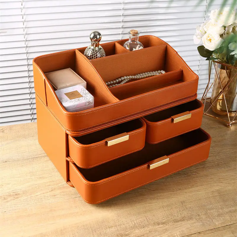 

Plastic Drawer Storage Box, Dustproof Organizer with Drawers for Entryway Hallway, Stackable Desktop Cabinet for Living Room