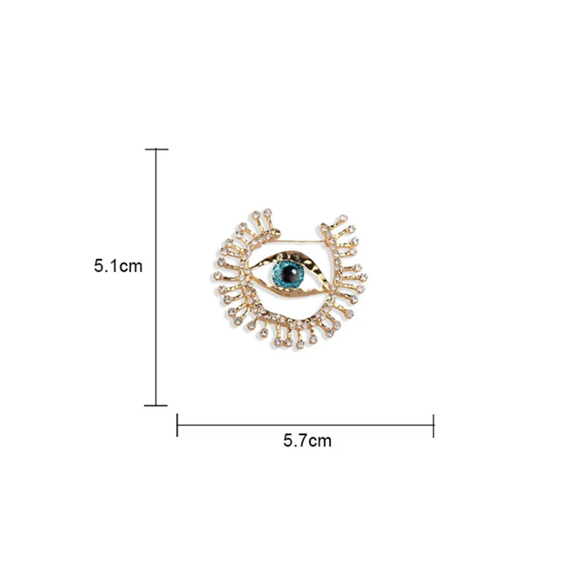 Evil Eye Abzeichen Halloween Cosplay Anime Dämon Blaues Auge Vintage Teufelsaugen Broschen Kostüm Anstecknadel Fans Sammlung Weihnachtsdekoration Geschenke – Detail 1