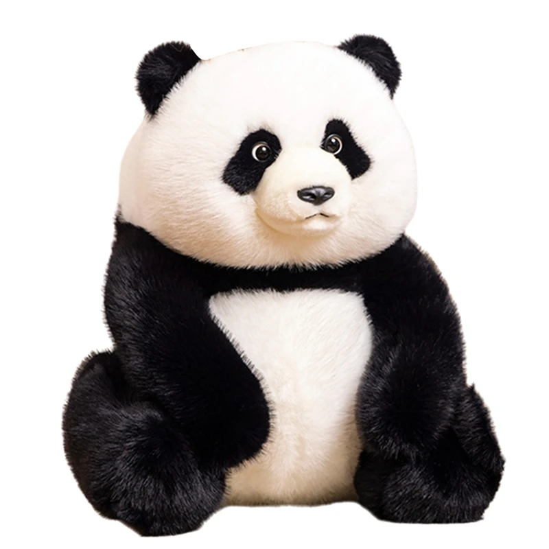 Realistic And Cute Giant Panda Baby Plush Toy Simulation Animal Panda Doll Soft Pillow Children's Birthday Gift