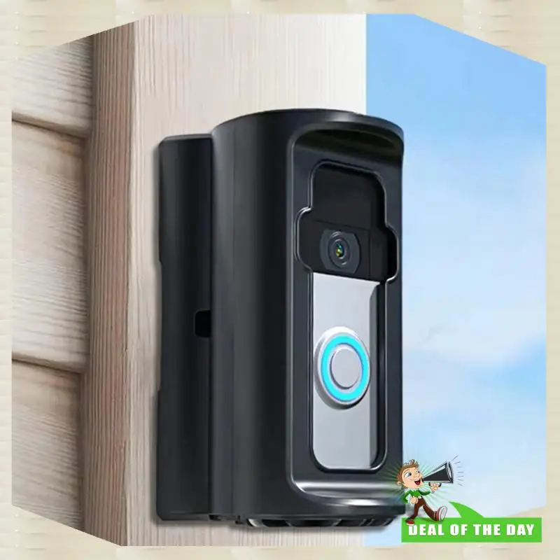 

24-Hour Delivery NEW Ring Doorbell Mount No Drill Ring Door Holder Doorbell Mount No Drill Adjustable Ring Doorbell Case Anti-Th