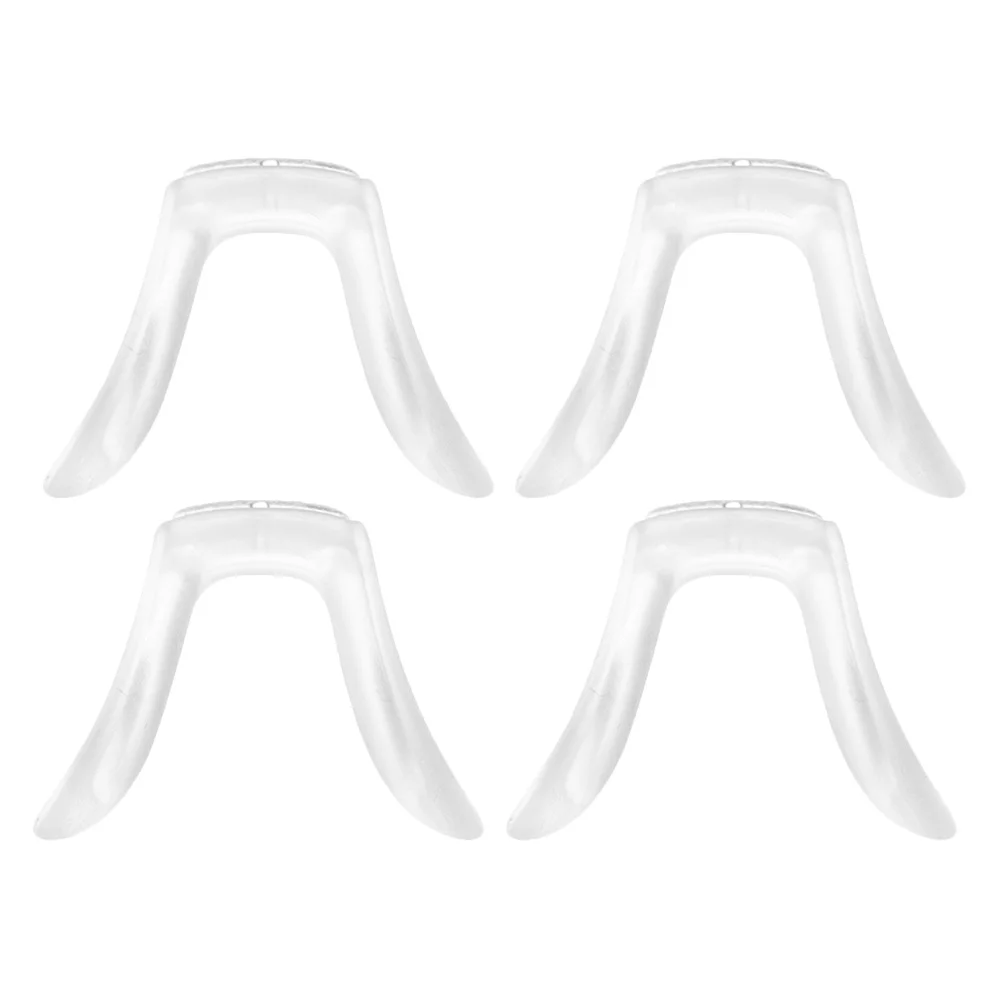 

4Pcs Adjustable Eyeglass Nose Pads Soft Silicone Anti-Slip Replacement U Shape Cushions for Secure Fit on Reading Glasses