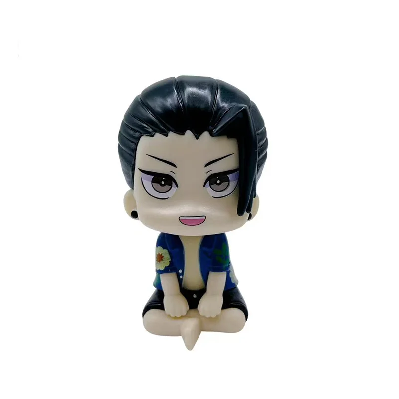 Jjk figura geto suguru olhar figura edição q satoru gojo figura geto e gojo figura de ação pose sentada modelo brinquedo presente