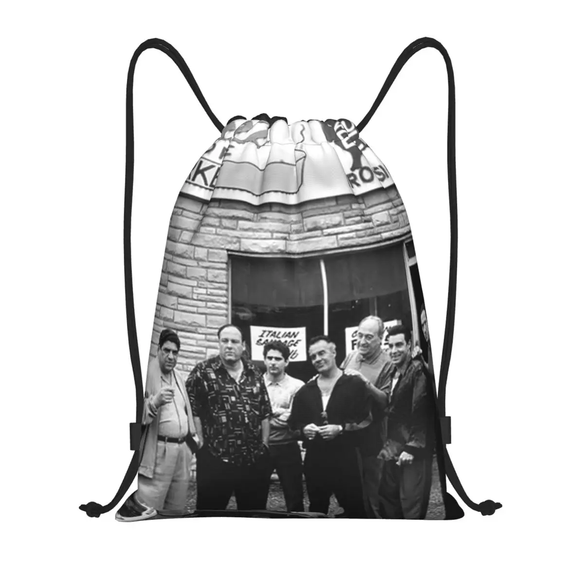 

Рюкзаки для всей семьи The Sopranos, повседневные спортивные сумки с карманами на шнурке, сумки для книг, для путешествий и школы