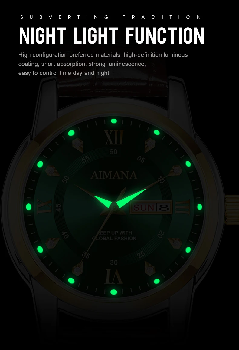 Jam Tangan Tali Kulit Elegan untuk Pria dan Wanita Jam Tangan Bergaya untuk Pakaian Kasual dan Formal