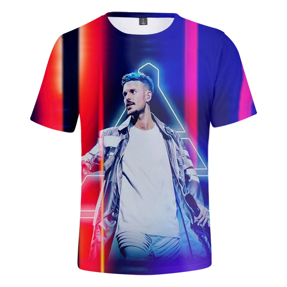 Projekt M. Pokora 3D T Shirt Harajuku T Shirt Men Streetwear Harajuku krótki rękaw M. Koszulka Pokora za duże fajne topy