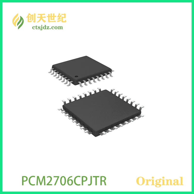 PCM2706CPJT  New&Original   PCM2706CPJTR	 Audio Audio Signal Processor 2 Channel