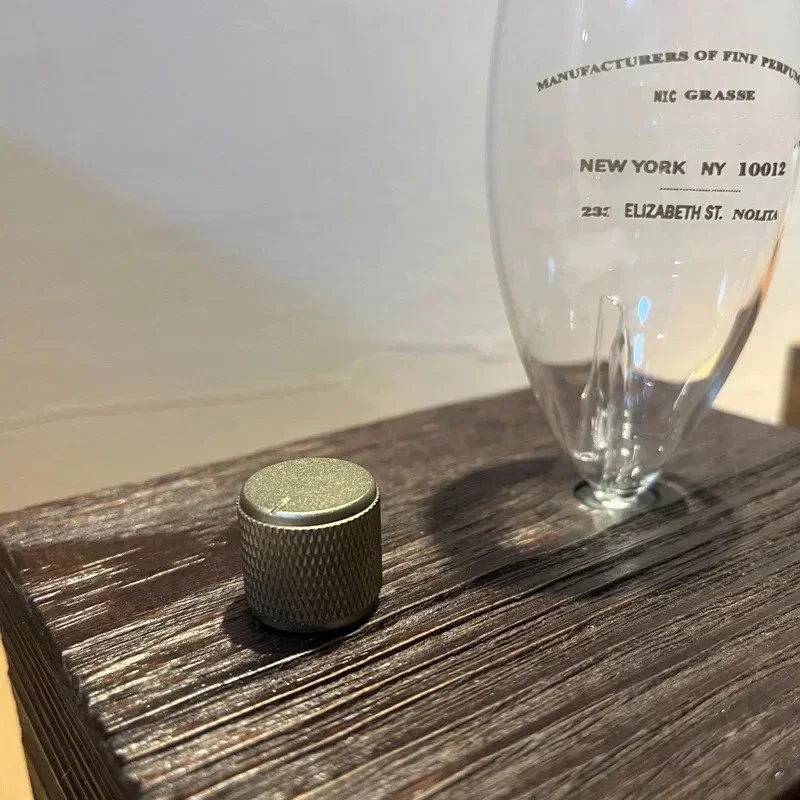 Difusor puro de aceite esencial sin agua, nebulizador, difusor de aromaterapia, difusor eléctrico de aceites aromáticos de vidrio y madera, 20ml