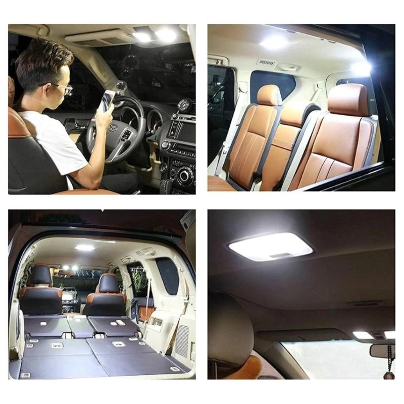 

P5ED 12V Led RVs Ceiling Dome Light, RVs Lights Interior Fiexture 36SMD Light with Switch for Car/RVs/Trailer/Campers
