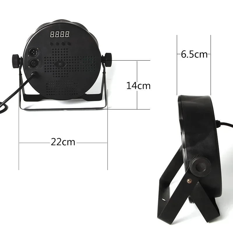 LED Par Light  54*1W  Sound Activated DMX 512 LED Uplights Stage Lighting Effect Light Fast Shippingfor Party KTV Holiday Bar