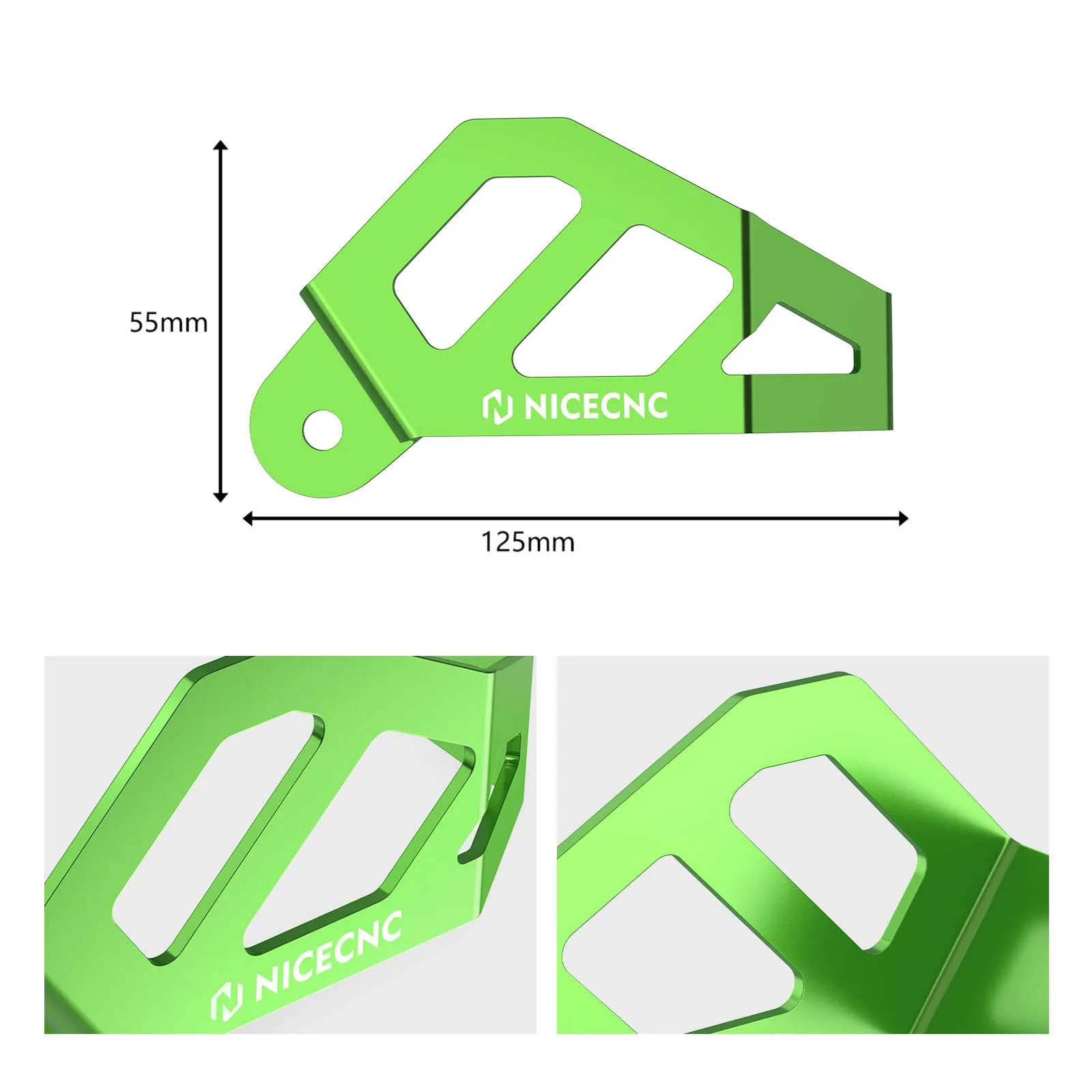 NICECNC For Kawasaki KX125 KX250 KX500 1994-2002 KDX 200 200R KLX250 KLX 300R 300 250SF 250S Motorcycle Rear Caliper Guard