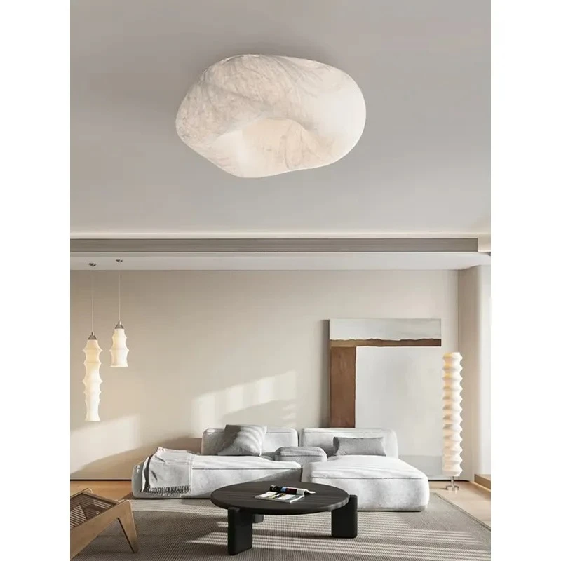 Modern Cloud Handmade Silk Like Ceiling Lights Japanese Style Design for Living Room Entrance Corridors Bedroom and Study