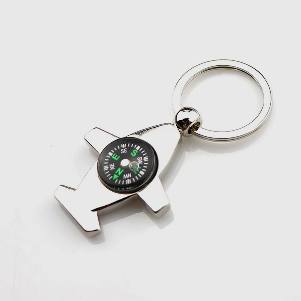 

3Pcs Zinc Key Chain Compass Keychain Mini Hanging nament for Hanging Compass Kids Camping Hiking Practical Gift