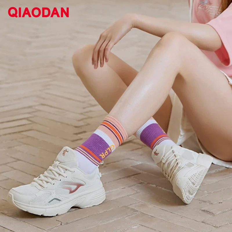 QIAODAN 2025 Autumn Release Women's Sprots Running Shoes Lightweight Cushioned Soft Sole Comfort Sneakers XM36210265