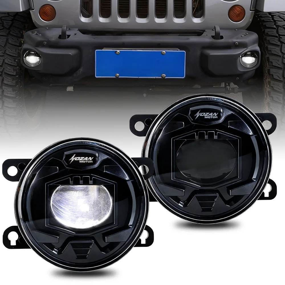 

Universal 3.5 Inch 30W Round White LED Fog Lights Waterproof Driving Lamps Compatible with Suzuki Jimny Honda Subaru