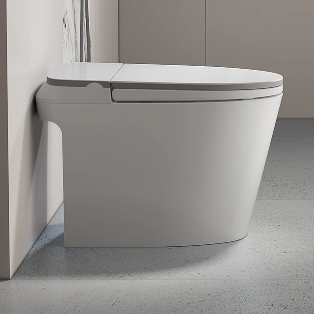 Touchless Flush Bidet Electric Complete Ceramic Smart Toilet With Led Digital Screen