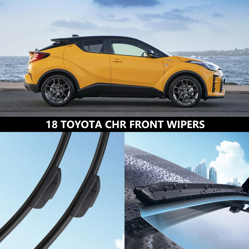 Auto Frontscheibenwischerblätter 26 "16" für Toyota C-HR 2016 2017-2022 1 Paar Fahrzeug Außen Zubehör Teile