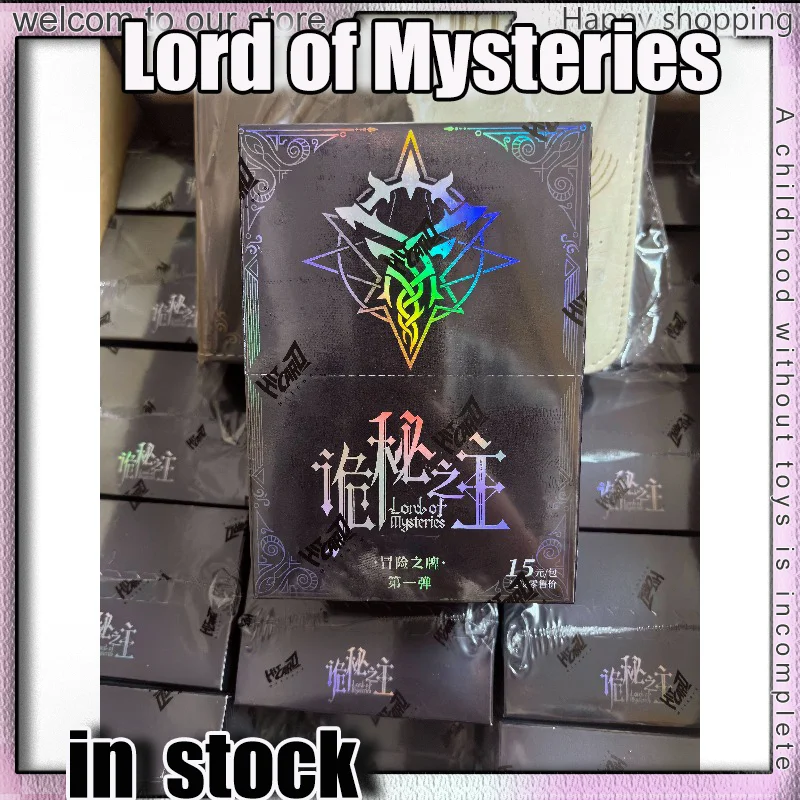 

Official Genuine Lord of Mysteries Series Anime Collectible Trading Card Flash Card Peripheral Toy Gift Set with Original Box