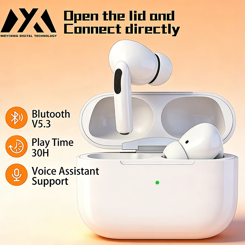 A7-PRO Wireless headphones with noise cancellation, in-ear type, equipped with a charging case, high-fidelity stereo sound