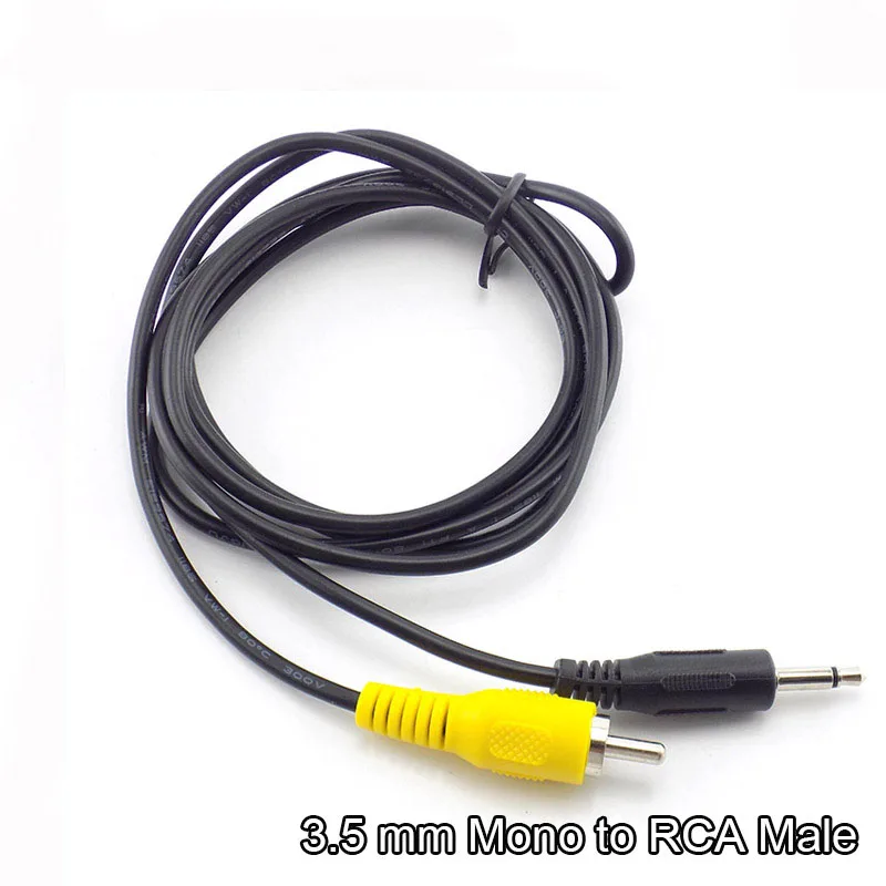 3,5 mm wtyk mono do gniazda męskiego RCA Kabel wideo AV 1,5 metra W28